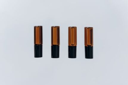 10 ml Amber Bottle With White Sprayer