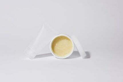 Half Oz (15 ml) Lip Balm Tube White With Cap